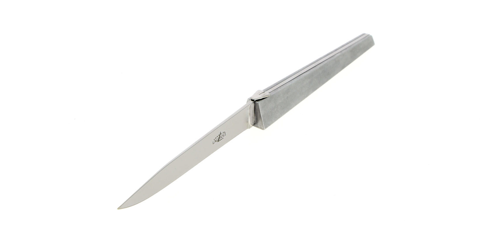 Hochwertiges Laguiole Tafelmesser mit Edelstahlgriff und schlanker Klinge, ideal für den stilvollen Esstisch