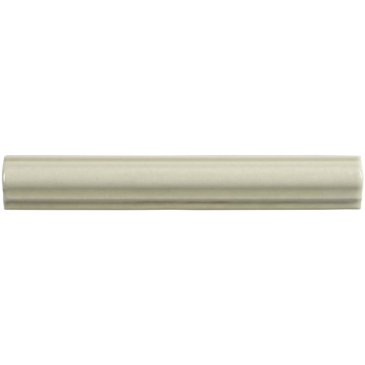 Glasierte Keramik-Bordüre in Beige