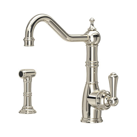 Küchenarmatur, Wasserhahn, Einhebelarmatur, Chrom, Waschtisch