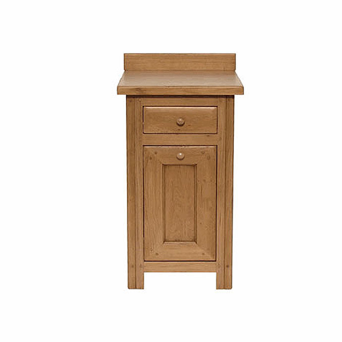 Holz-Unterschrank mit einer Schublade und einer Tür, platzsparendes Design für verschiedene Wohnbereiche