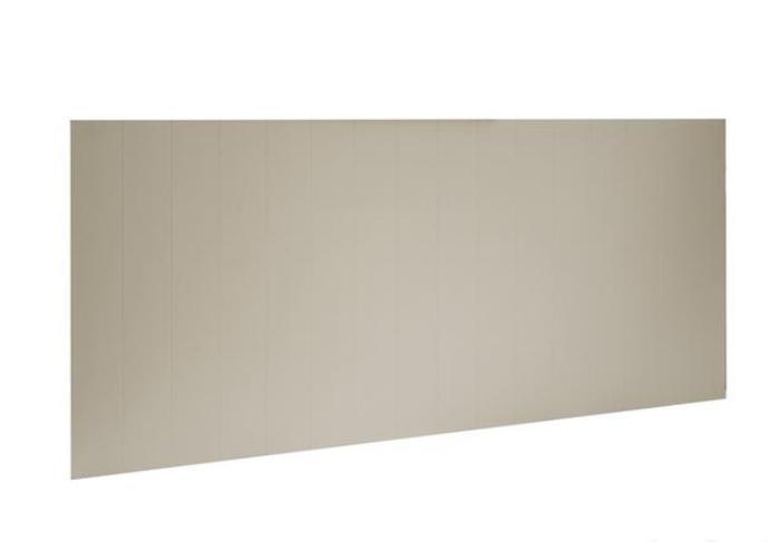 Beige Frontblende aus Holz für Bettgestell, dekorativ und modern, geeignet als Zubehör für Schlafzimmermöbel