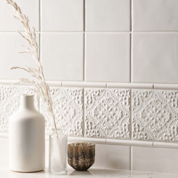 Artisan Helmingham Gloss Keramik-Wandfliese, glanz rustikal