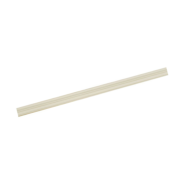 Silberne Aluminium Flachleiste mit 100 cm Länge, ideal für Bautenschutz, Kanten und Dekorationszwecke