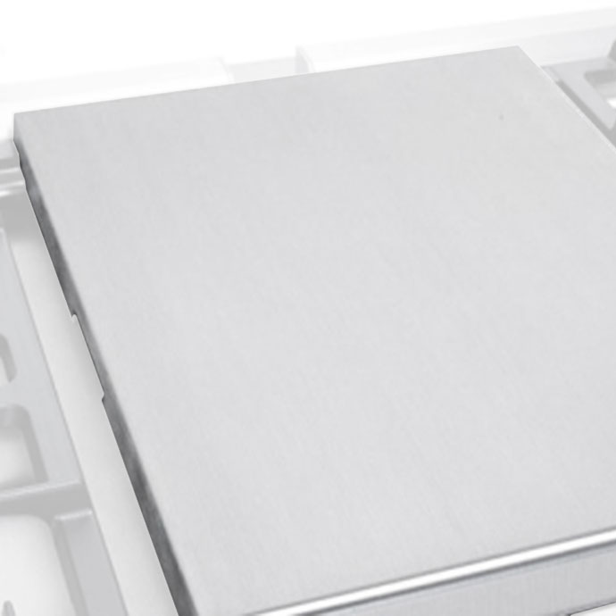 Edelstahlabdeckung für GN-Behälter, geeignet für professionelle Küchen und Catering