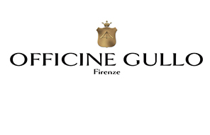 Logo von Officine Gullo mit goldenem Wappen und dem Schriftzug Firenze darunter