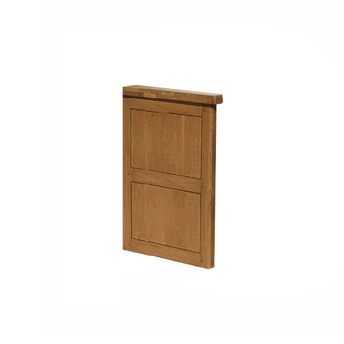 Zweiteilige Heizkörperverkleidung aus Eichenholz mit schlichtem, modernem Design